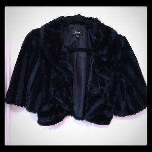 Adorable Faux Fur jacket.  Short Bolero style.